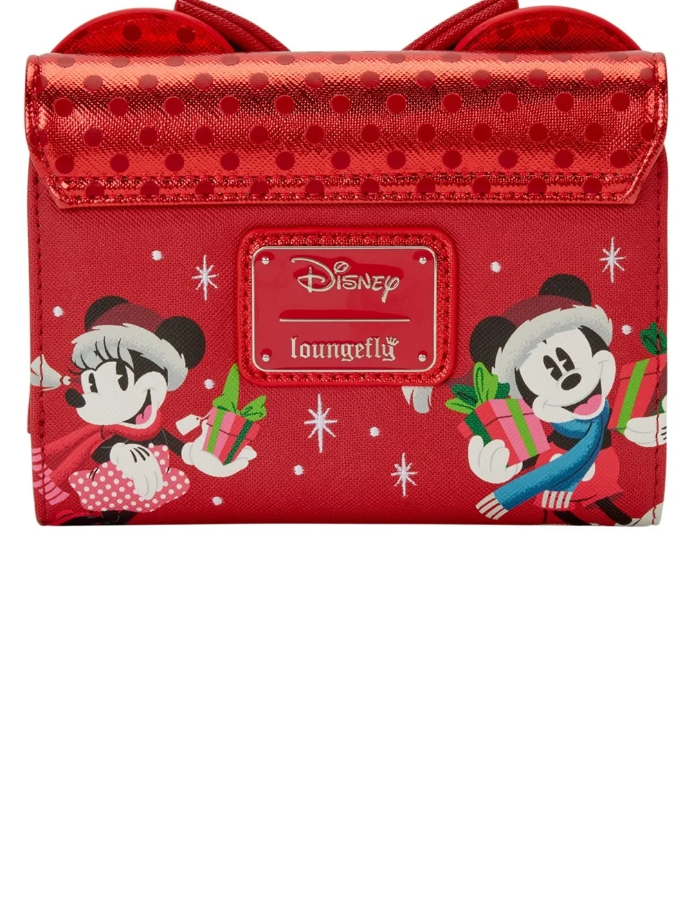 Loungefly Disney Minnie Mouse Exclusive Holiday Ornaments Wallet NWT